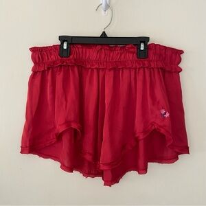 Intimately Free People Like Honey Red Shorts